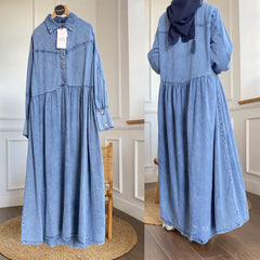 ARMIYAH DENIM ABAYA