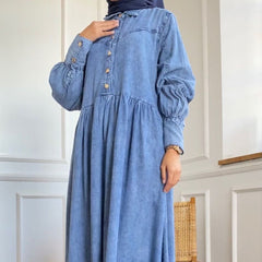 ARMIYAH DENIM ABAYA