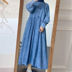 ARMIYAH DENIM ABAYA