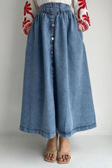 Denim Daisy Skirt