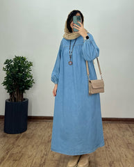 Denim Grace Abaya