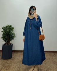 Denim Grace Abaya