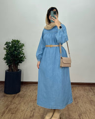 Denim Grace Abaya