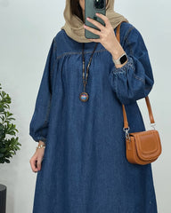 Denim Grace Abaya